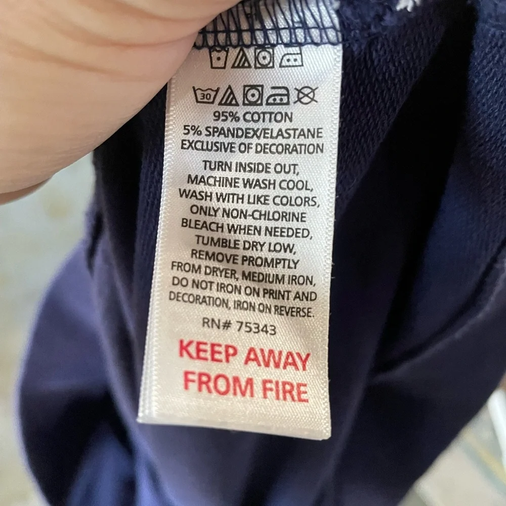 Tommy Bahama Boy’s Cotton Blend Quarter-Zip Pullover in Navy Blue Size XXL